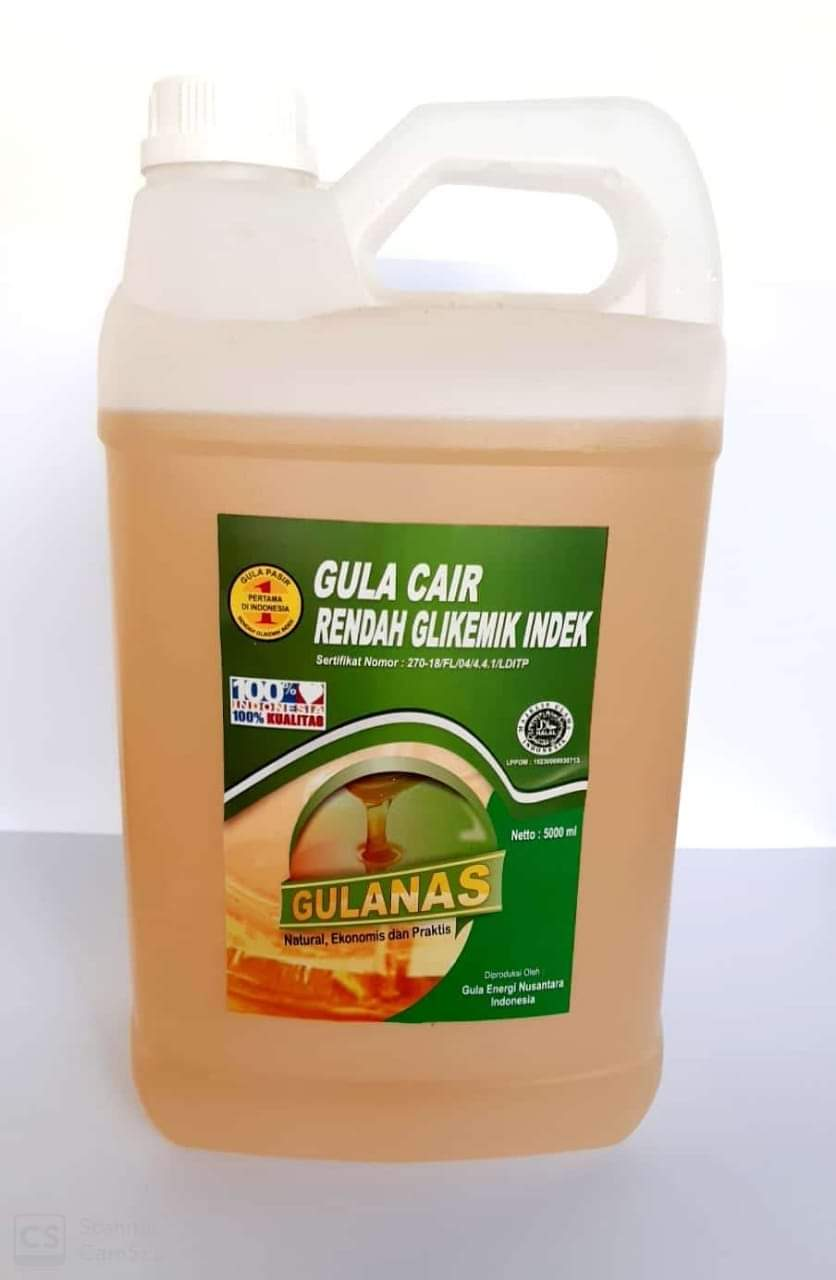 Gula Cair Rendah Glikemik Indeks 5000 ml
